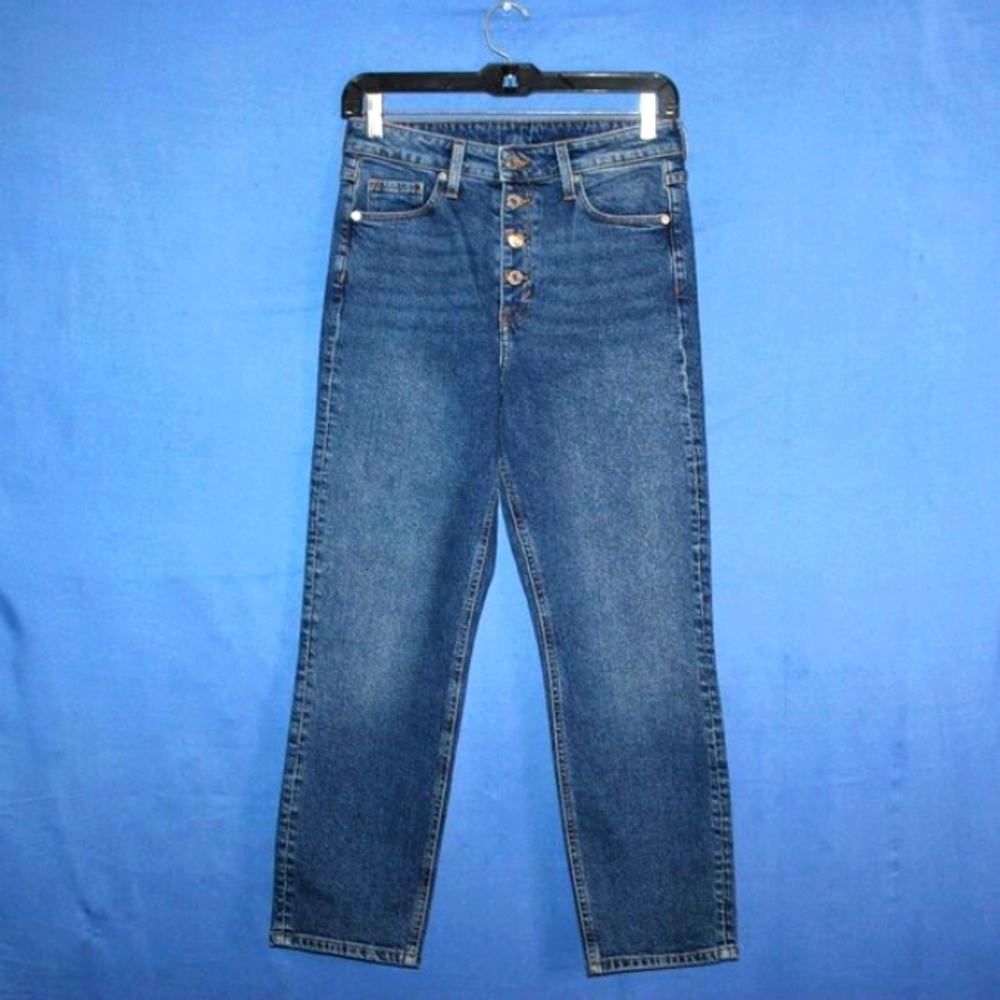 H&M &DENIM Vintage Slim High Waist Petite 6P
